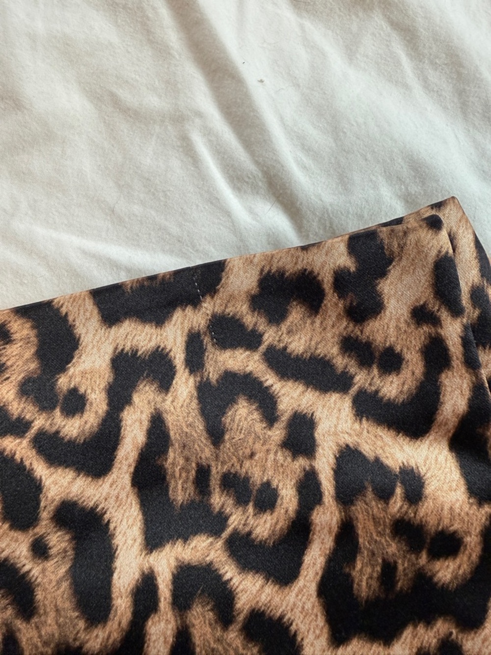 J. Crew Leopard Print Wrap Mini Skirt - Picture 4 of 6